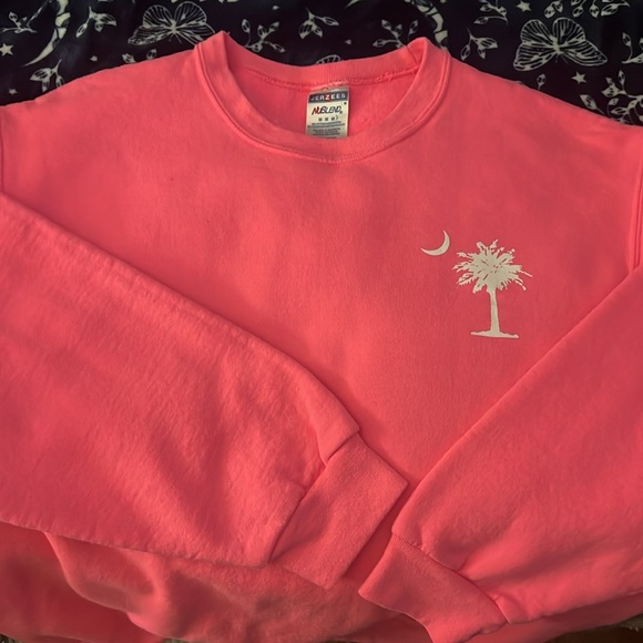 Hilton Head Island pink sweatshirt - Picture 2 of 3